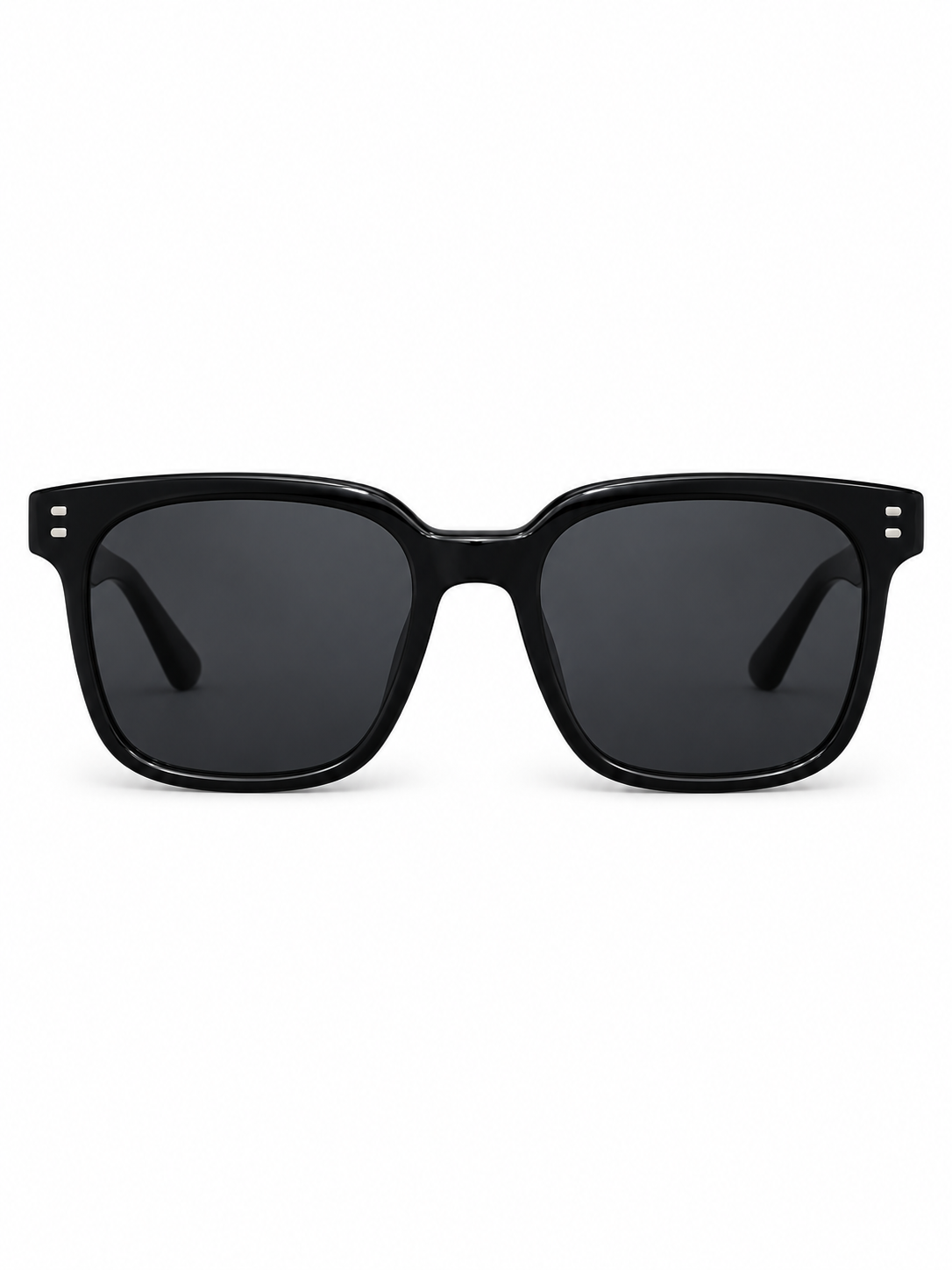 Arden sunglasses, straight-on front view on white