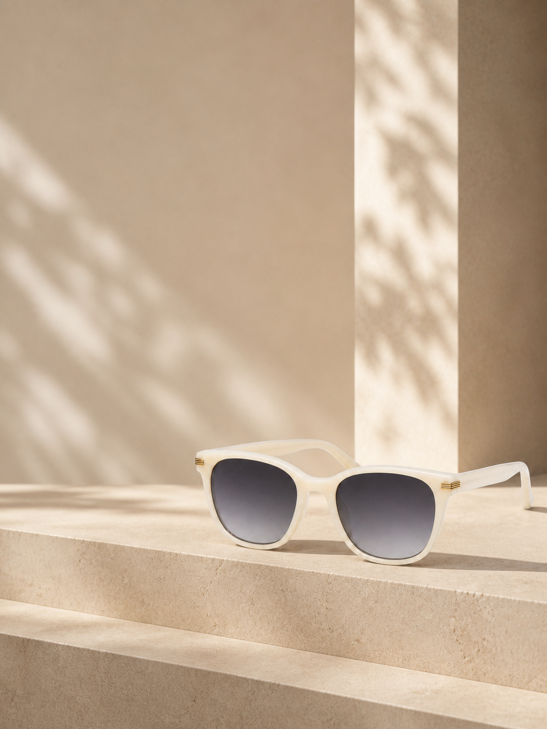 Creamline ivory sunglasses editorial image