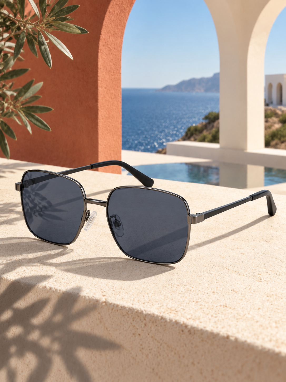 DESSON celeste sunglasses — atmosphere ledge.