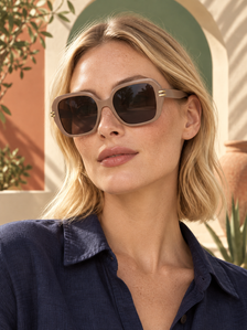 DESSON estelle sunglasses — tryon terrace, North American woman.