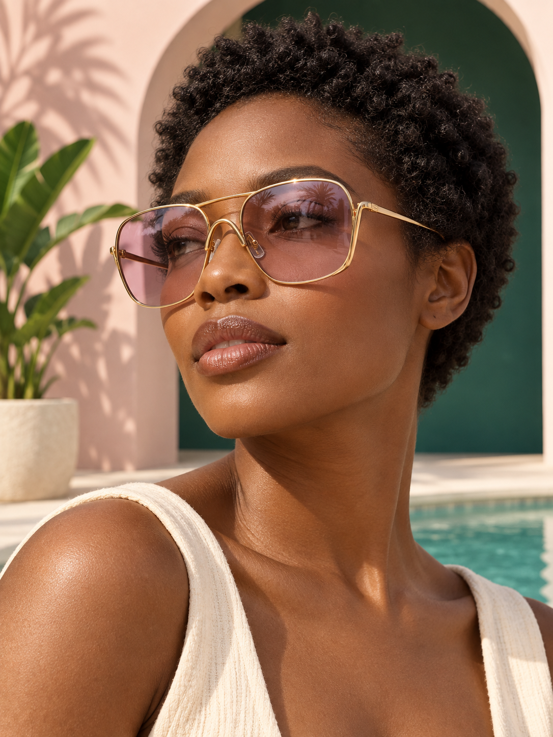 DESSON solene — North American female try-on 2