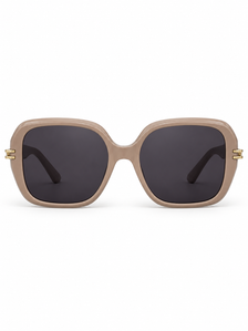 Estelle sunglasses, straight-on front view on white
