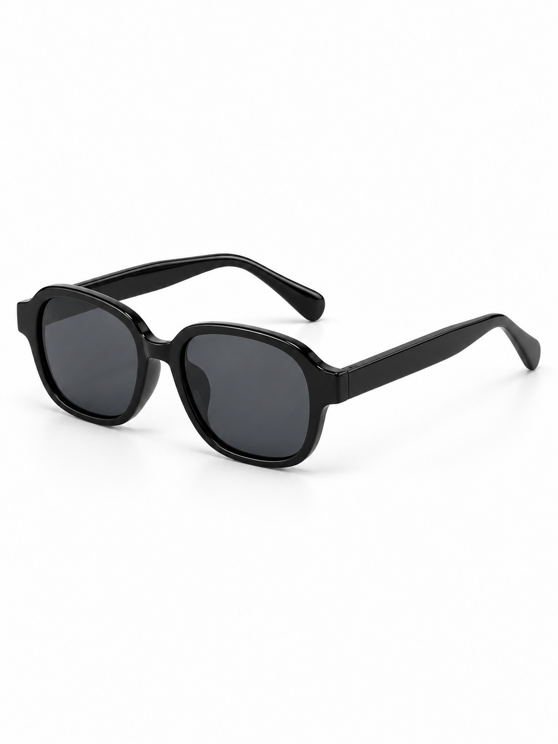 Mira Rounded-Square Sunglasses — three-quarter product view