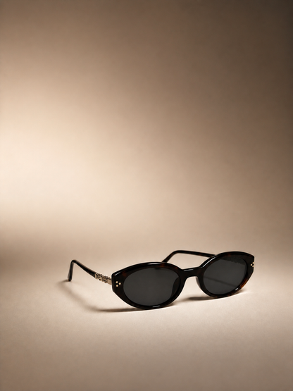 Sable sunglasses in a warm editorial scene