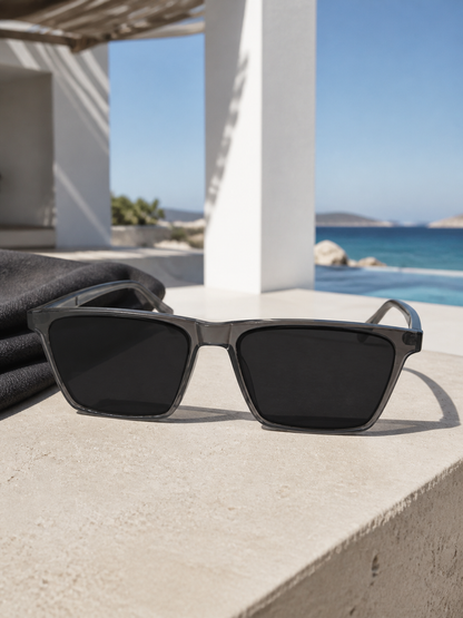 Vapor sunglasses resort still life