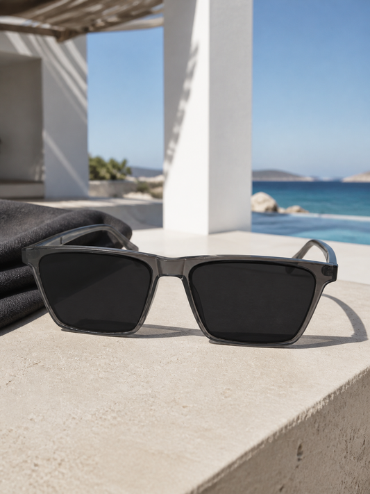 Vapor sunglasses resort still life